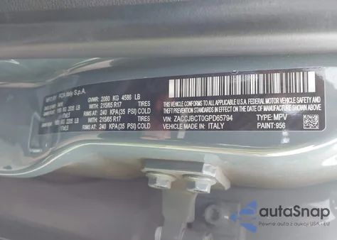 2016 Jeep Renegade Trailhawk z USA, uszkodzony, nr VIN ZACCJBCT0GPD65794